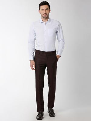 white printed formal shirt - 16137441 - Standard Image - 4