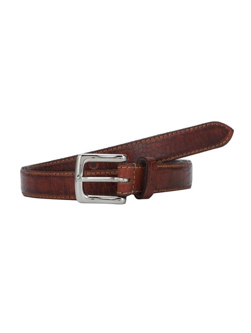 brown leather belt - 16137509 - Standard Image - 1