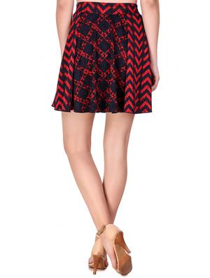high waist flared skirt - 16137566 - Standard Image - 3