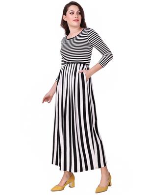 pocket detail striped maxi dress - 16137579 - Standard Image - 2