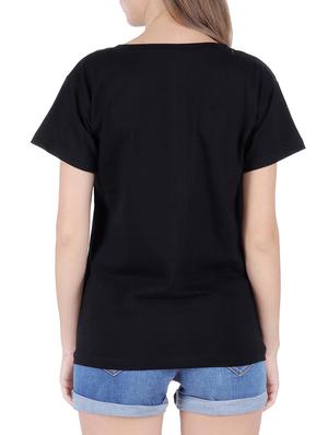 round neck graphic print tee - 16137997 - Standard Image - 3