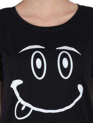 round neck graphic print tee - 16137997 - Standard Image - 4