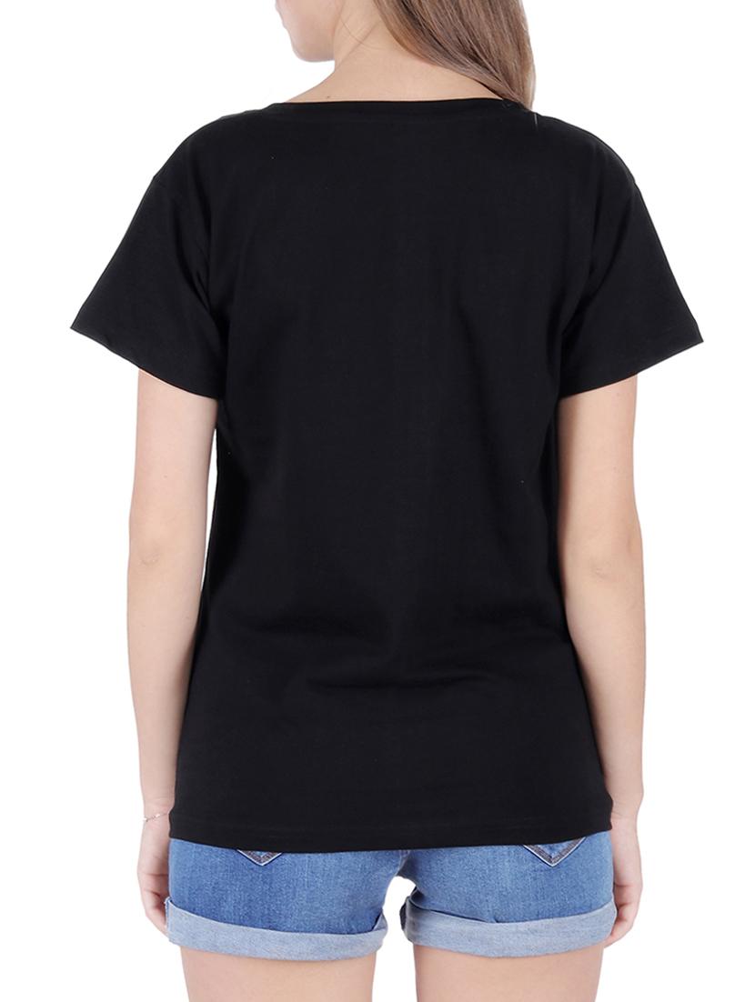 round neck graphic print tee - 16137997 - Zoom Image - 3