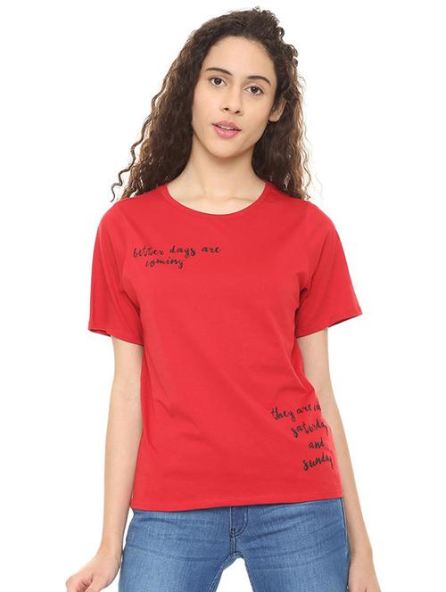 quirky text short sleeved tee - 16138292 - Standard Image - 1