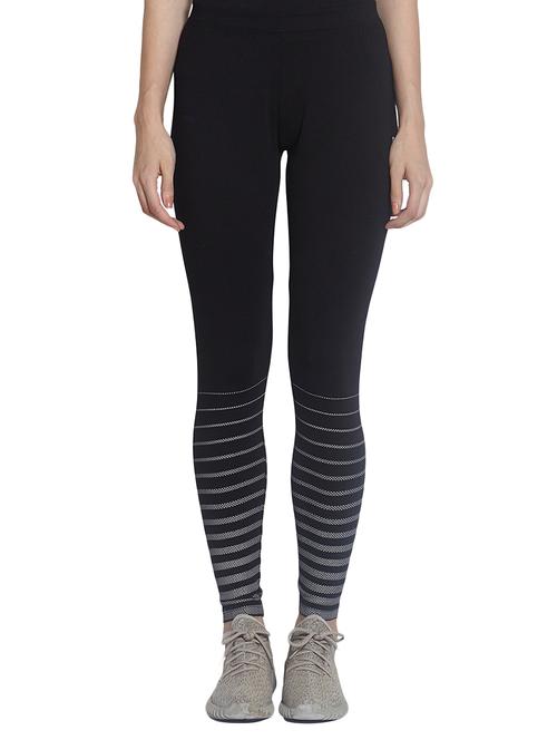 zipper detail striped legging - 16138432 - Very Small Image - 1