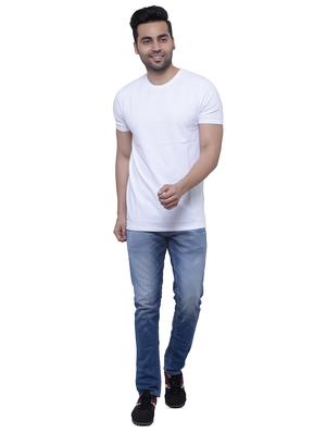 white solid t-shirt - 16138511 - Standard Image - 4
