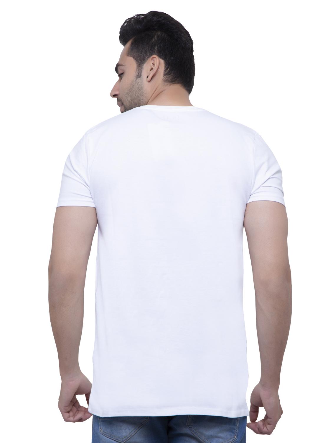 white solid t-shirt - 16138511 - Zoom Image - 3