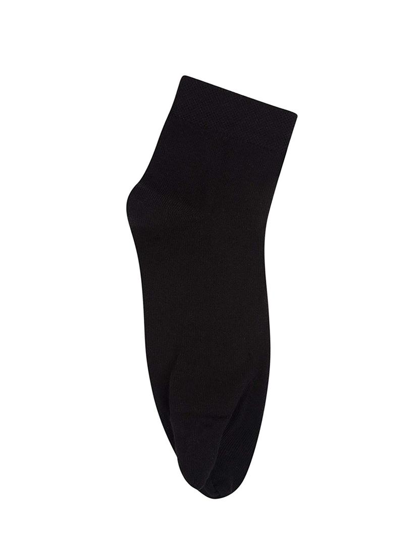 set of 3 black cotton ankle length sock - 16138602 - Zoom Image - 2