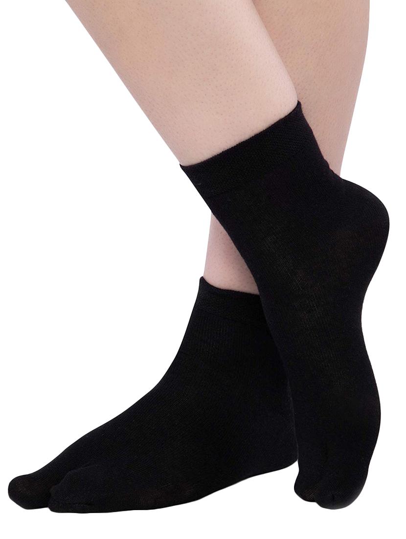 set of 3 black cotton ankle length sock - 16138602 - Zoom Image - 3