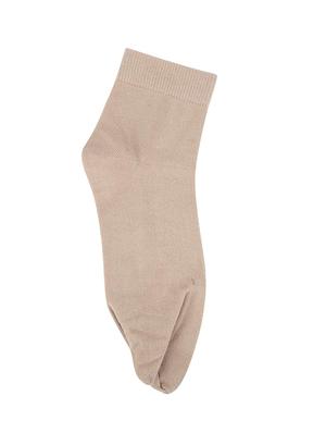 set of 3 beige cotton ankle length sock - 16138603 - Standard Image - 2
