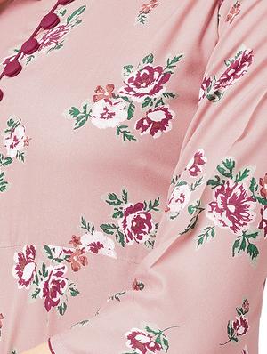 floral print flared kurta - 16138840 - Standard Image - 4