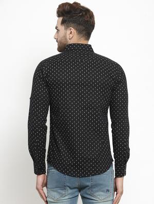 black printed casual shirt - 16138895 - Standard Image - 3