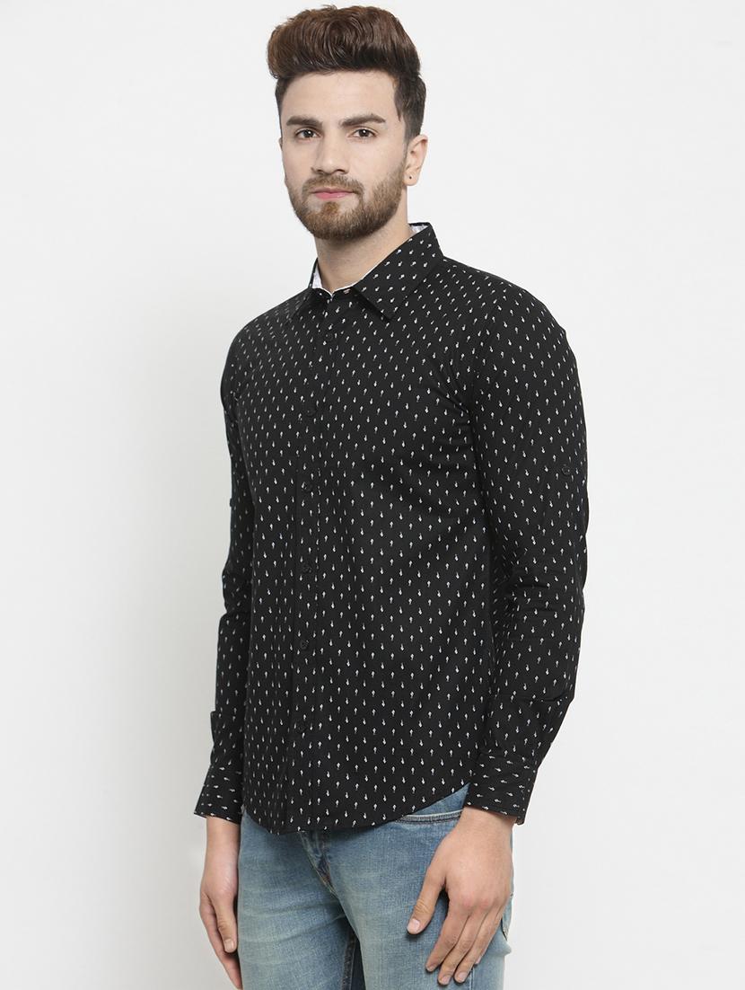 black printed casual shirt - 16138895 - Zoom Image - 2