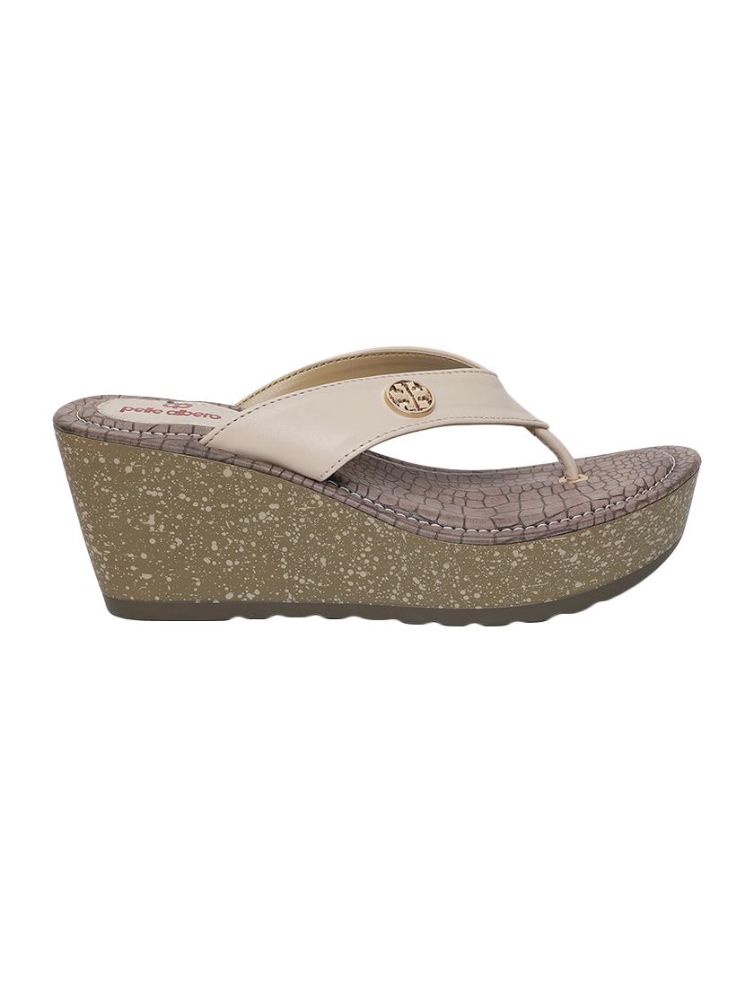 beige platforms wedges - 16139002 - Zoom Image - 2