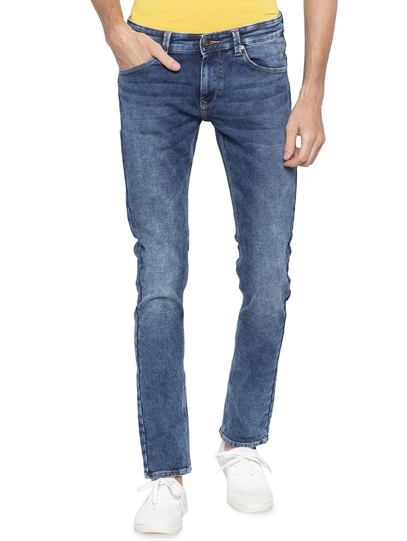 blue light washed jeans - 16140318 - Zoom Image - 1