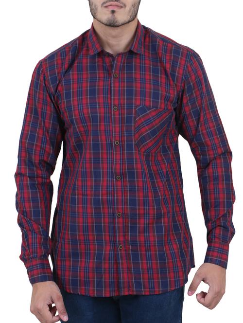 multicolor checkered casual shirt - 16141229 - Very Small Image - 1