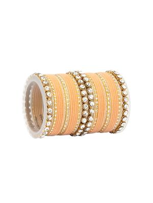 orange metal bangle - 16141393 - Standard Image - 2