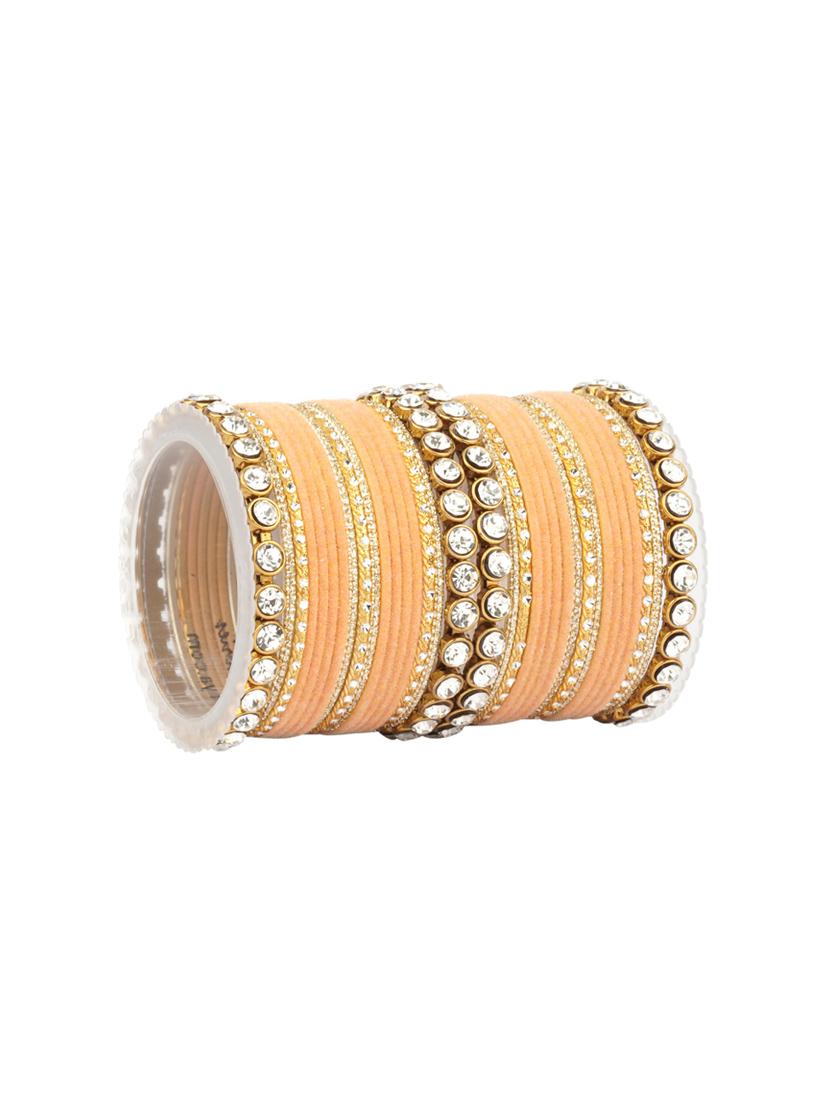 orange metal bangle - 16141393 - Zoom Image - 2