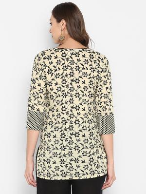 floral straight kurti - 16141746 - Standard Image - 2