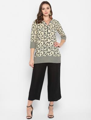 floral straight kurti - 16141746 - Standard Image - 3