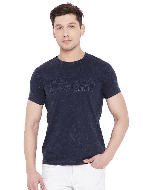 blue washed t-shirt - 16141968 - Standard Image - 1