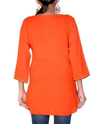 printed straight kurti - 16142141 - Standard Image - 3