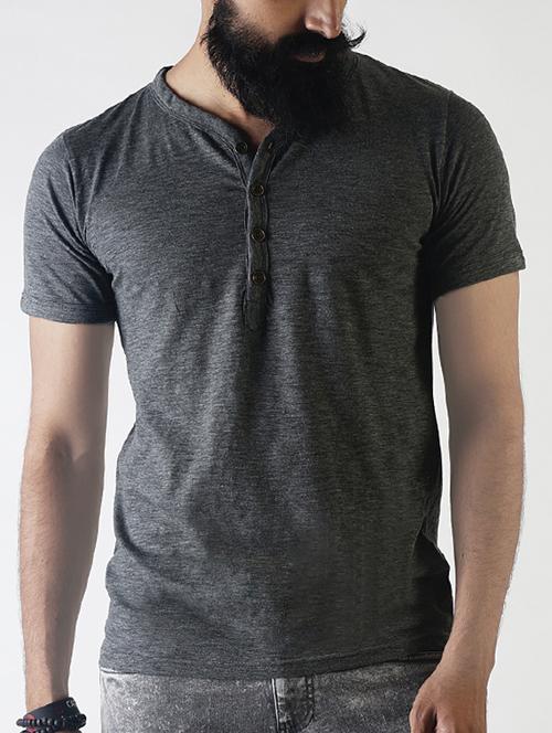 grey cotton t-shirt - 16142271 - Standard Image - 1