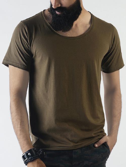 green solid t-shirt - 16142299 - Standard Image - 1