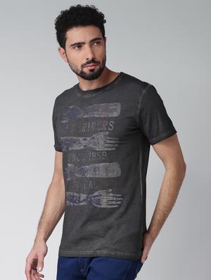 grey typographic t-shirt - 16142318 - Standard Image - 2