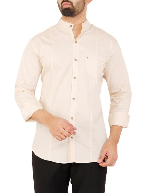 pink solid casual shirt - 16142517 - Standard Image - 1