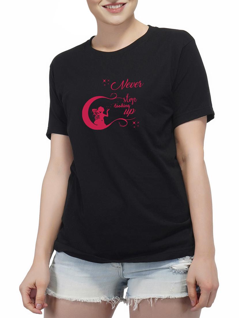 crew neck graphic print tee - 16142829 - Zoom Image - 1