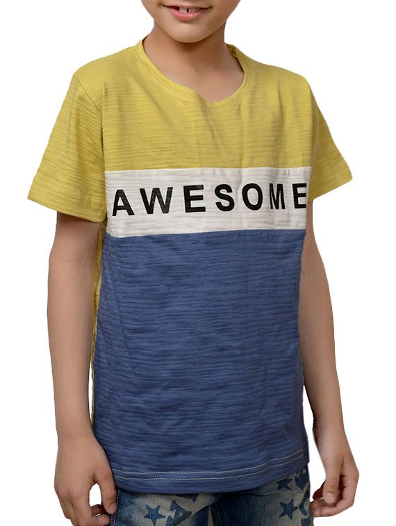 yellow cotton tshirt - 16142933 - Zoom Image - 1