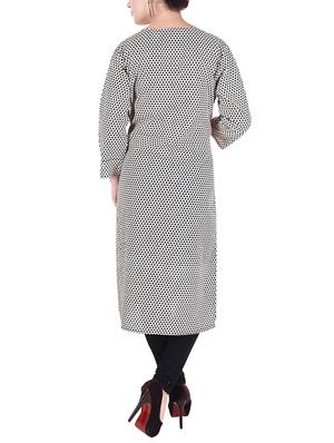 embroidered straight kurta - 16143123 - Standard Image - 3