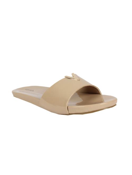 beige slip on sandals - 16157725 - Standard Image - 1