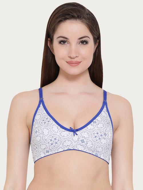 contrast seam bow patch bra - 16158585 - Standard Image - 1