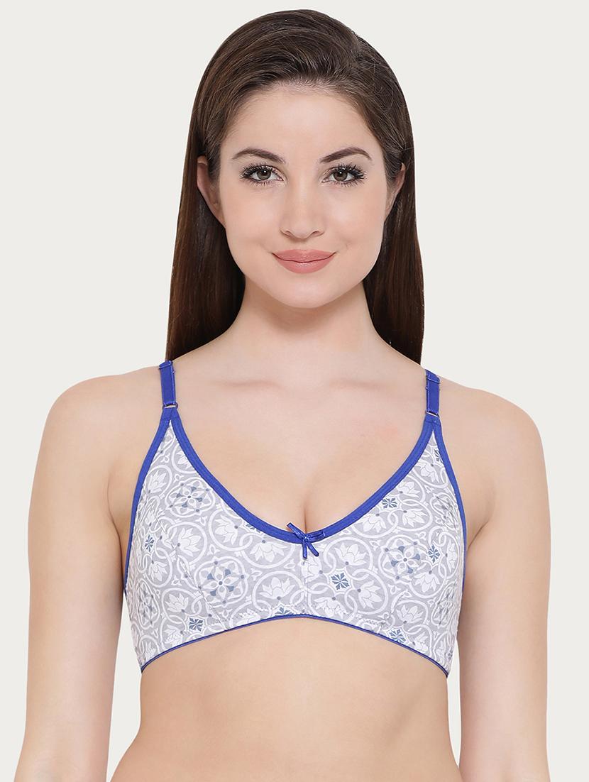 contrast seam bow patch bra - 16158585 - Zoom Image - 1
