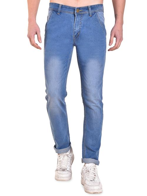 blue denim light washed jeans - 16158816 - Very Small Image - 1