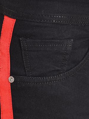 black denim plain jeans - 16158823 - Standard Image - 4