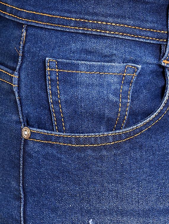 blue denim ripped jeans - 16158826 - Zoom Image - 4
