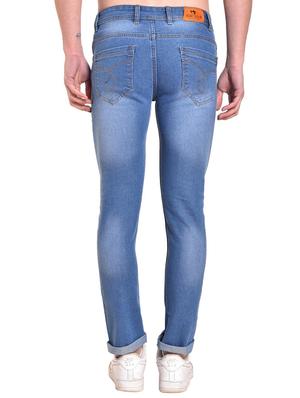 blue denim patched jeans - 16158828 - Standard Image - 3