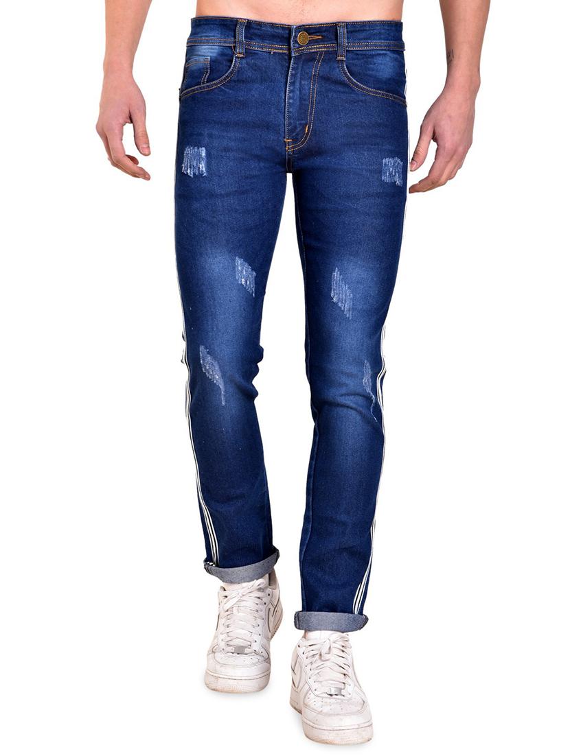 blue denim ripped jeans - 16158832 - Zoom Image - 1
