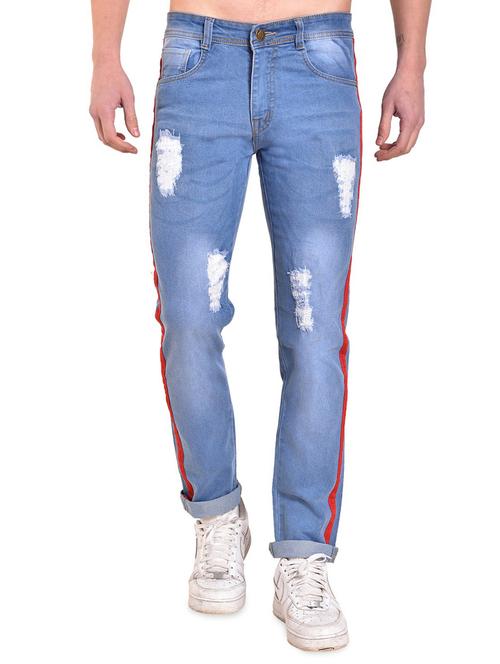 blue denim ripped jeans - 16158835 - Very Small Image - 1