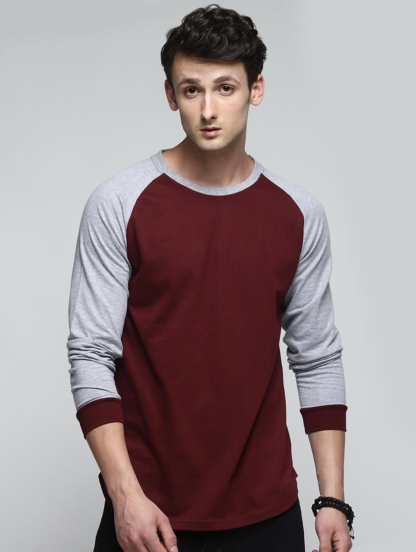red raglan t-shirt - 16158999 - Zoom Image - 1
