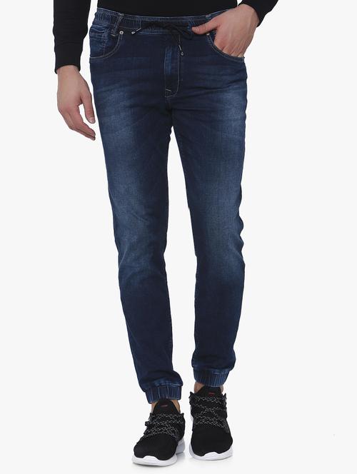 blue cotton joggers - 16165029 - Very Small Image - 1
