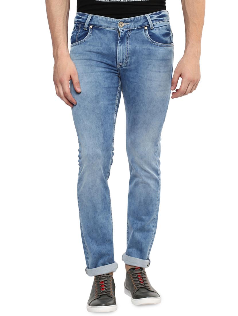 blue light washed jeans - 16165054 - Zoom Image - 1