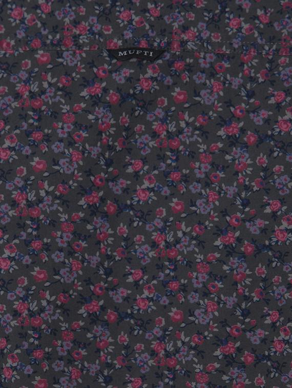 grey floral printed casual shirt - 16165148 - Zoom Image - 5