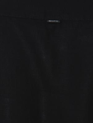 black linen casual shirt - 16165150 - Standard Image - 5