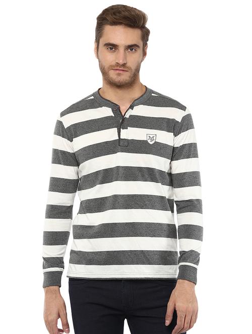 grey striped tshirt - 16165181 - Standard Image - 1