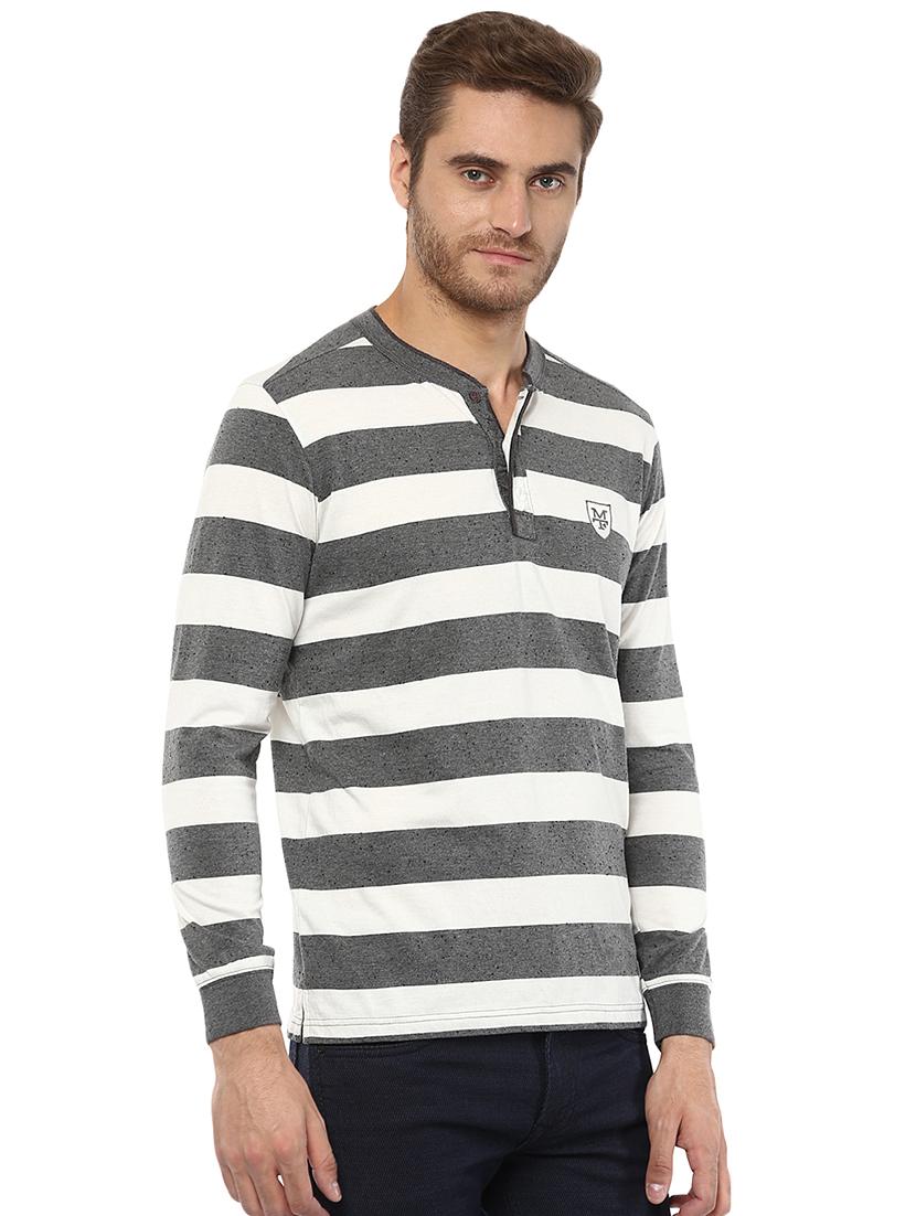 grey striped tshirt - 16165181 - Zoom Image - 2