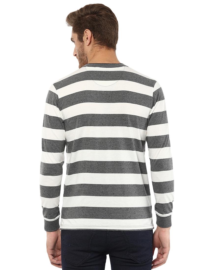 grey striped tshirt - 16165181 - Zoom Image - 3